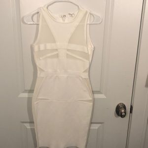 White Bandage Dress Size Small